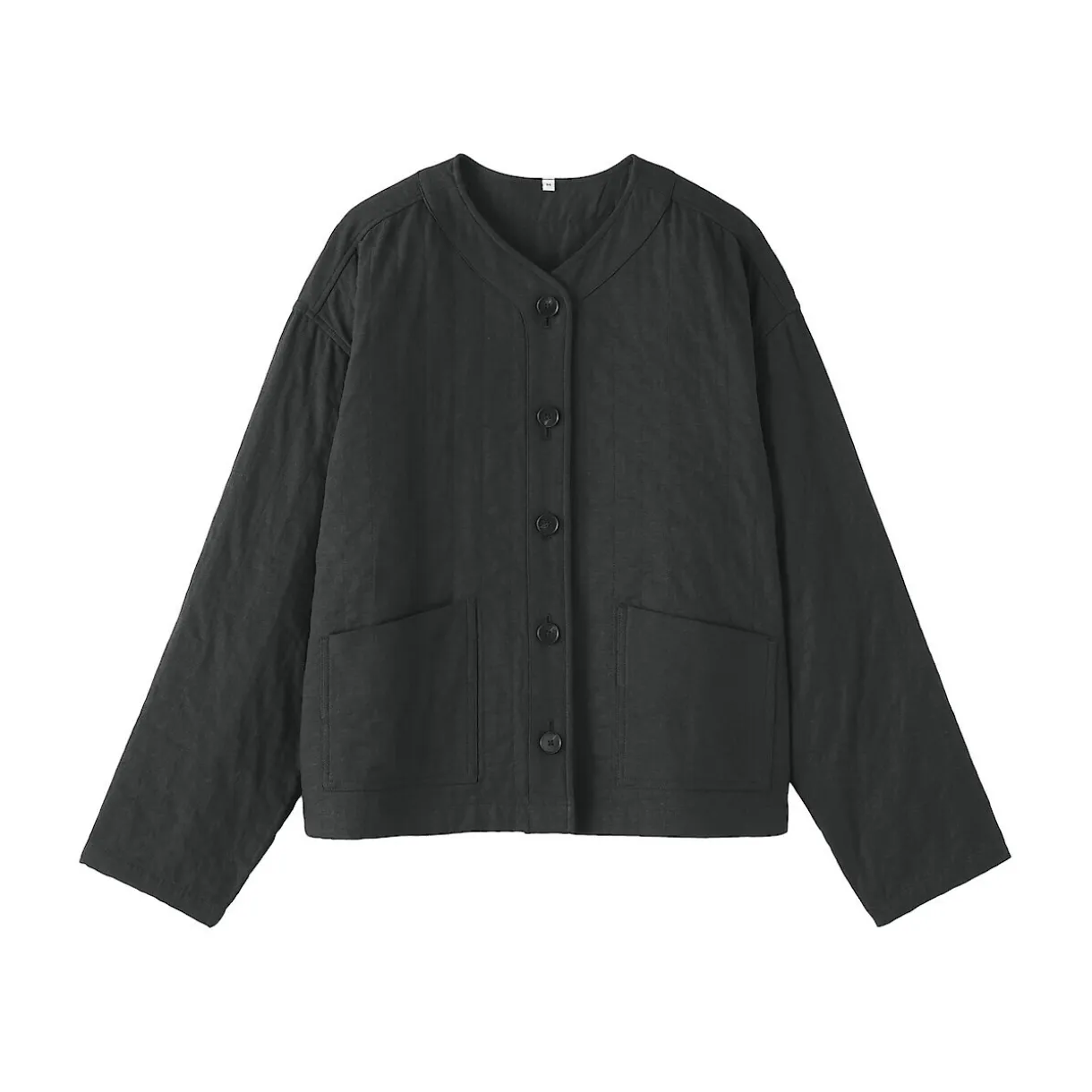 Veste matelassée en gaze double de kapok mélangé pour femme