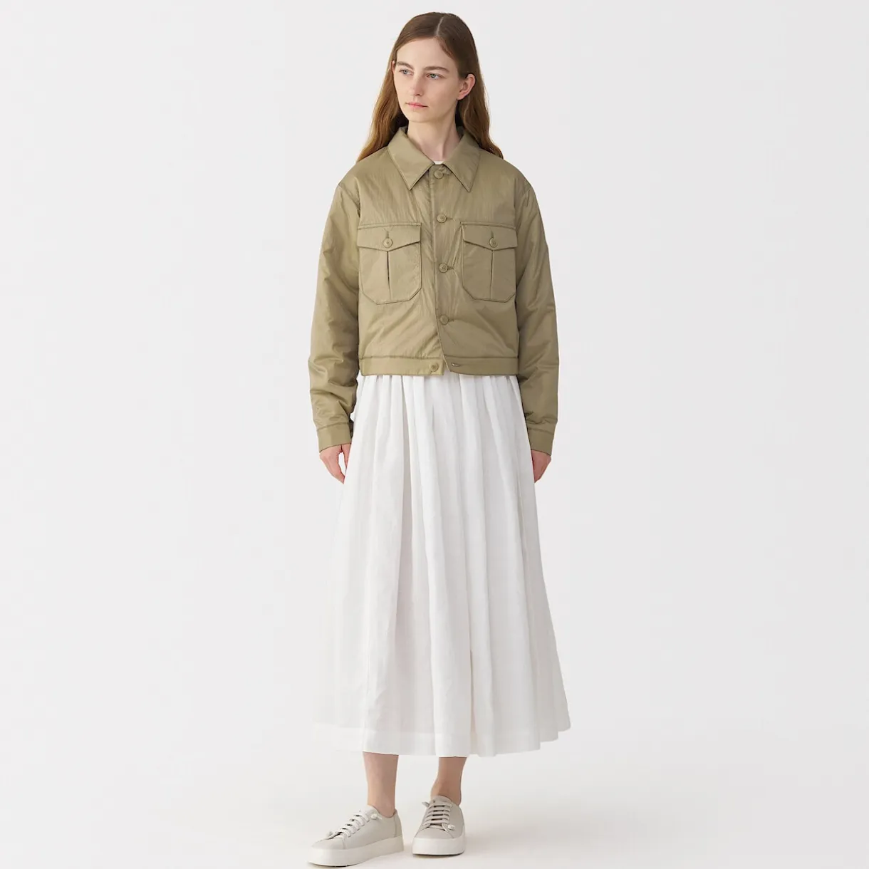 Veste matelassée en nylon recyclé pour femme