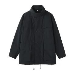Veste utilitaire en nylon à la teinture naturelle pour femme